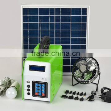 Prepaid pay as you go solar home system 10W with radio