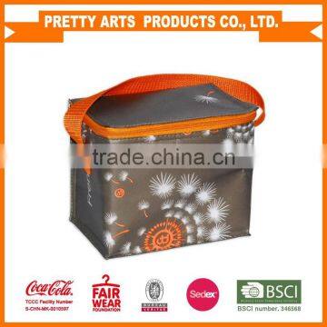 2014 hot new cheap custom insulated cooler lunch bag with zipper