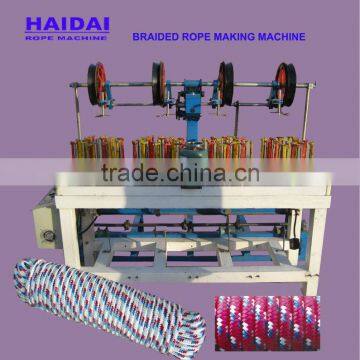 Diamond braid nylon rope making machine