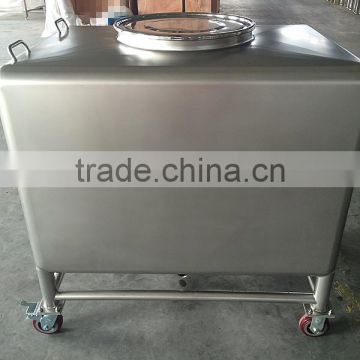 Stainless steel IBC tank for storage or transport