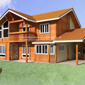 prefabricated wooden villa