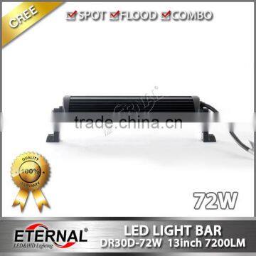 72W 13" 4D Driving Spotlight Heavy Duty Equipments Excavator Bulldozer Crane Motor Grader High Power Work Light Bar photo-4