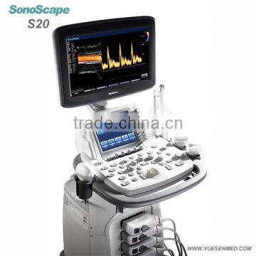 trolley color doppler machine 3D 4D Sonoscape S20 price