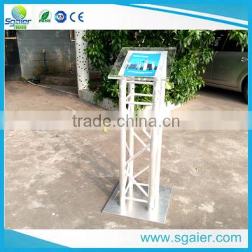 Speech Aluminum Truss Podium ,Acrylic Lectern Podium