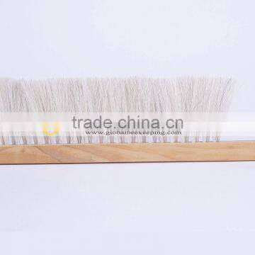 Double Row White Horse Hair Bee Brush photo-4