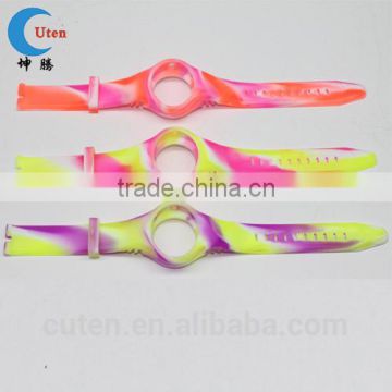 Fashionable silicone watch band