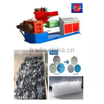 plastic granulator with single screw