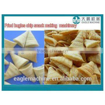 Fried corn /maize bugles chips making machine