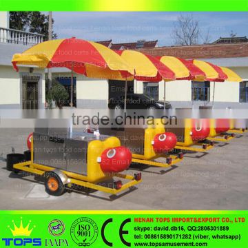 Vending Trailer Mobile Food Cart Electric Mini Cooking Tricycle