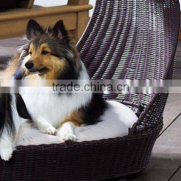 Newest Luxury Dog Pet Furniture Unique Resin Wicker Large Dog Beds photo-2
