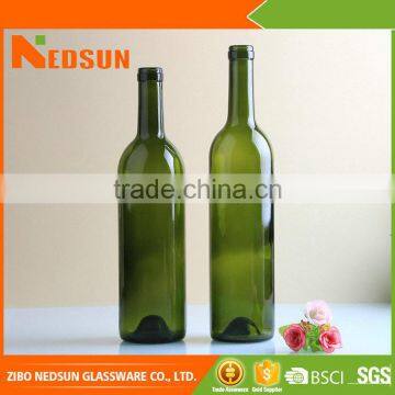 High quality eco-friendly 750ml Chinese factory tall wine bottles