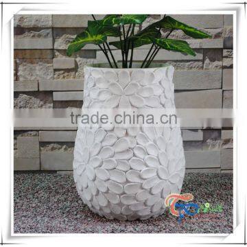 Popular indoor large decorative fiberglass planters