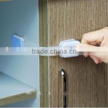 J162-2 Popualr High Quality Children Safty Adjustable Drawer Latch Door Baby Lock Baby Protection Accessories