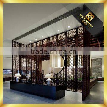 Home Decor Stainless Steel Decorative Metal Folding Screen Room Divider photo-5