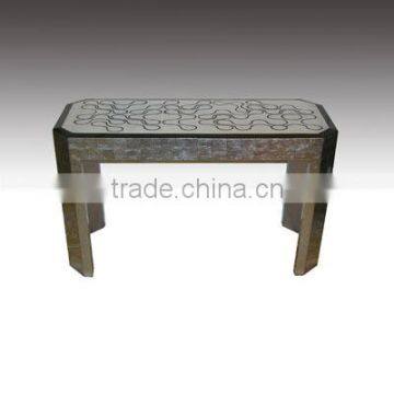 High Quality Best Selling Metallic Silver Rectangle Table From Vietnam