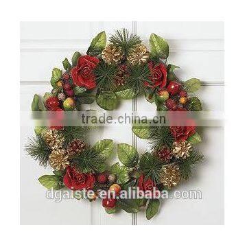 Hot Sale Chistmas Decoration Wreath Artificial Festival Party Ornament Garland photo-4