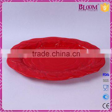 Wedding Decoration Ceramic Oval Dinner Plates photo-2