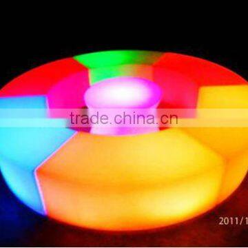 Flexible Shaped Led Lighted Rechargeable Led Bench Color Change Led Bench photo-3