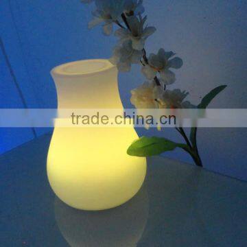 New design rechargeable colorful led candle lamp