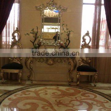 Hallway Furniture Console Table With Marble Top For Hotel Decoration photo-3