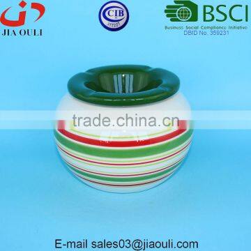 Cheap under glazed Ceramic Ashtray