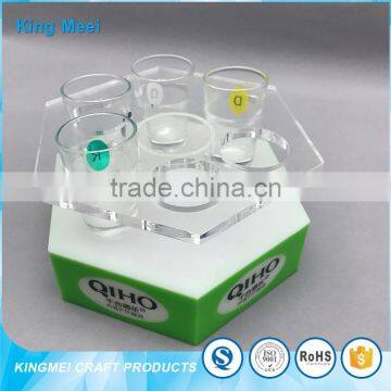 Custom Desktop Acrylic Stand Tray Tables Wine Display photo-2