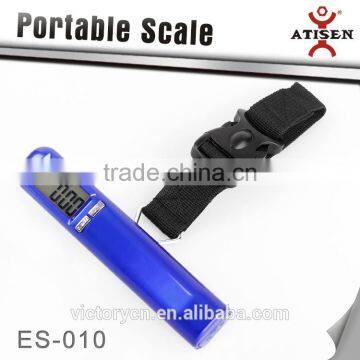 Durable 40kg/10g Portable Digital LCD Weight Hanging Hook Scale Blue photo-2
