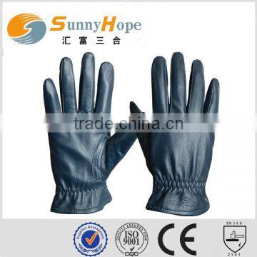 Sunnyhope personalized high end leather police gloves