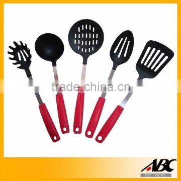 Colourful Handle 5 Pcs Nylon Kitchen Utensil Set