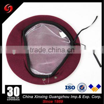 Custom Design 65-80 Grams 100% Wool Military Beret for Sale photo-6