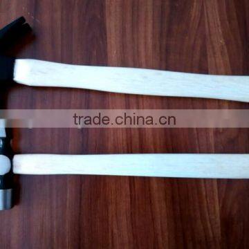 18mm British type claw hammer 14mm cross pein hammer with bleaching woode handle