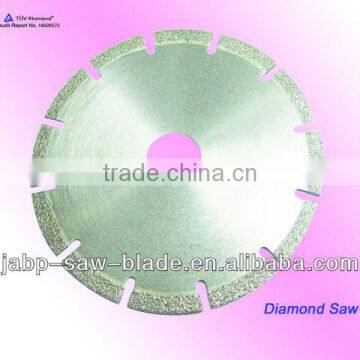 electroplated diamond coated blades