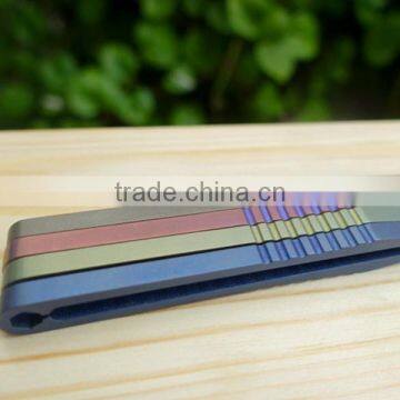 TK-2878 Trumpet Outdoor Camping Travel Home EDC TC4 Titanium Alloy Tweezer photo-2