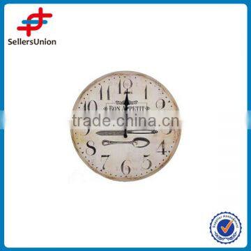 fluorescent wall clock