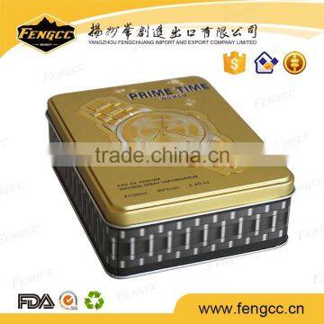 New Style Flat Blank Luxurious Small Tin Box photo-3