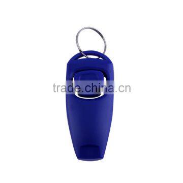 Wholesale Blue Click Clicker Obedience Training Trainer Aid Wrist Strap for Puppy Dog Pet Hot Search photo-3