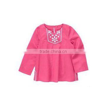 kid girl's Embroidered Tunic Top