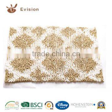 2016 NEW Chenille Bathmat With Argyle Design