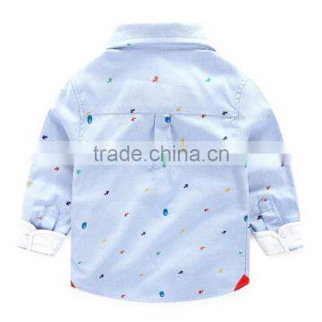 Boys Formal Shirts With Small Star Print 100% Cotton Long Sleeve Top Design for Baby Boys photo-2