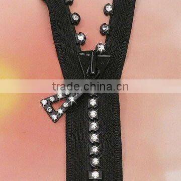 8# Diamond Zipper Auto Lock Slider