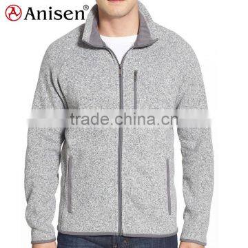 china manufacturer grey knitted sweater men coats