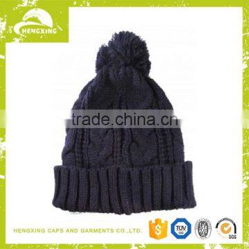 Cheap Hip hop wholesale beanie fur pom hats