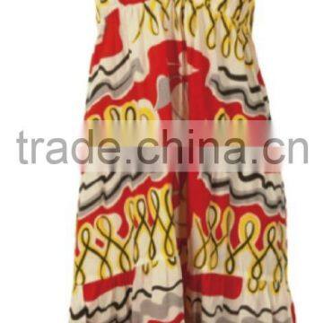 Printed Cotton Strap Dress photo-4