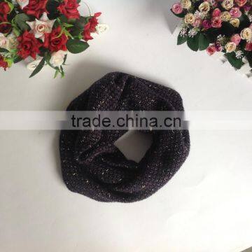 Various Girls Fashion Plain Color Knitted Round Neck Warmer Scarf photo-4