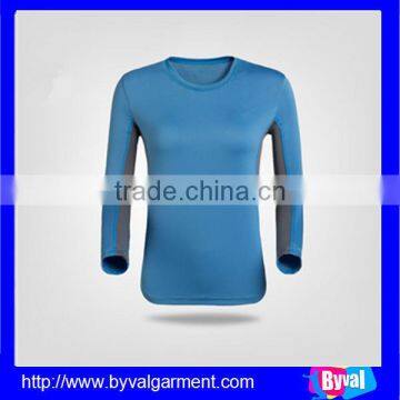 Oem Wholesale top quality apparel dry fit women shirts for sports lady