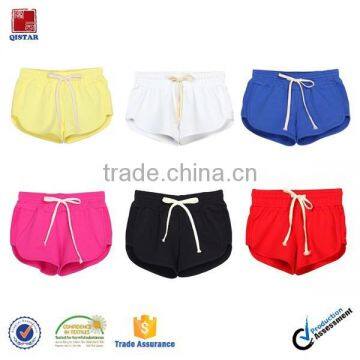 wholesale comfortable High Quality 100% cotton women running shorts
