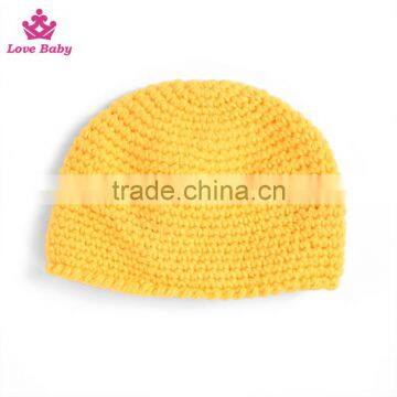 Wholesale Kids Photo Props Knitted Hat Handmade Newborn Flower Photography Hat for Kids photo-3