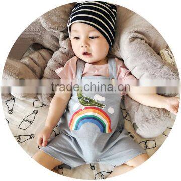 S17055A Summer Clothes Toddler Baby Suspender Shorts Pants photo-2