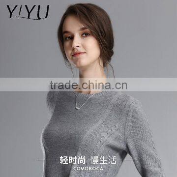 Hot Sale Winter Women Cashmere Cable Knit Sweater photo-5