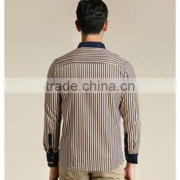 2017 Latest Fashionable Mens Stripe Shirt photo-4